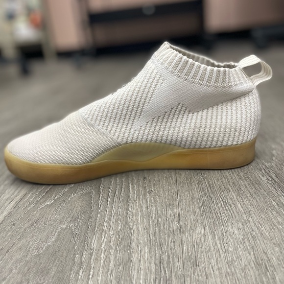 Adidas 3ST.002 Primeknit 'Cloud White' sneakers gum rubber outsole men’s size 8 - Picture 8 of 11